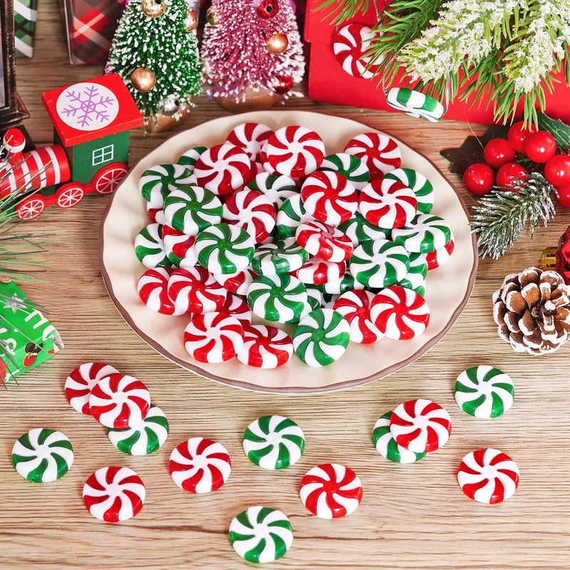 obmwang 80Pcs Christmas Candy Cane Ornaments - Image 3